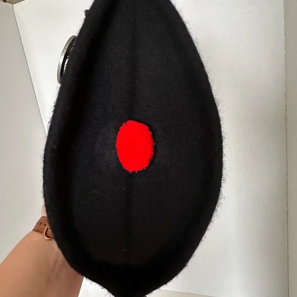 Vintage Scottish Glengarry Bonnet 7 1/2 Diced Band Clan McDonald Badge Pipe Band - Picture 8 of 10